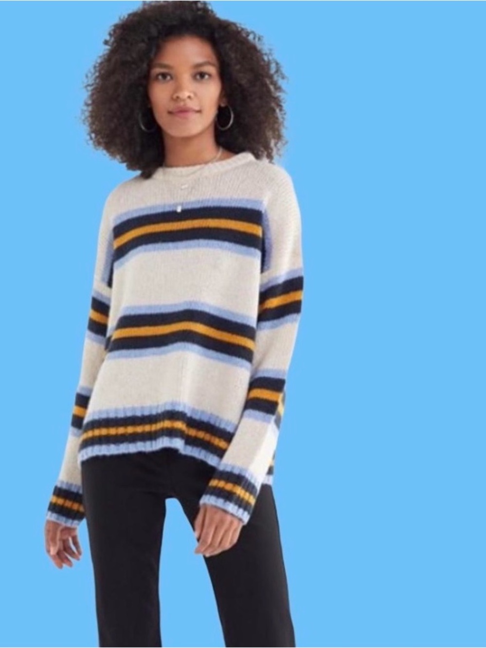 Striped Knit Sweater
